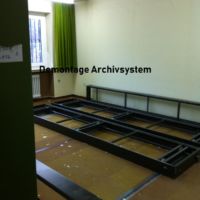 Demontage eines Archivraums durch die Firma Hammerschmidt Robert Recycling & Entsorgung